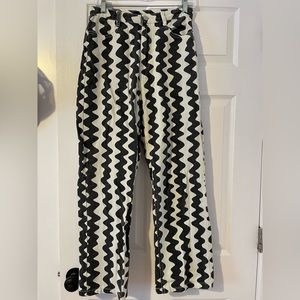 Cider Psychedelic Print Jeans